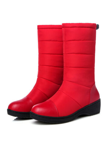 Waterproof Warm Mid-Calf Snow Boots
