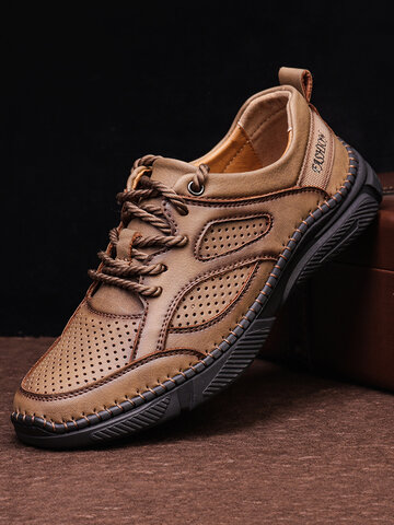 Men Microfiber Leather Soft Shoes