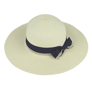 Femmes Summer Beach Wide Large Brim Sun Hat Visor Cap