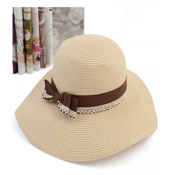 Women Summer Beach Wide Large Brim Sun Hat Visor Cap