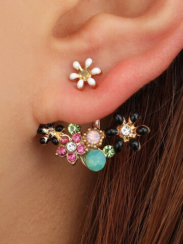 Sweet Hanging Flower Earrings