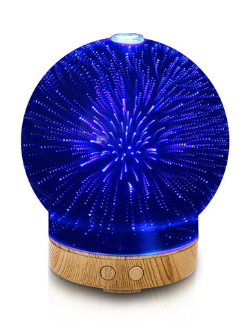3D Glass Aromatherapy Diffuser Bedside Lamp 