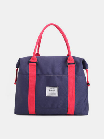 Damen Oxford Seesack Casual Outdoor Tote Taschen Reisetasche