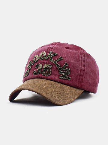 Fashion Baseball Cap Retro Sun Hat Embroidery Hats