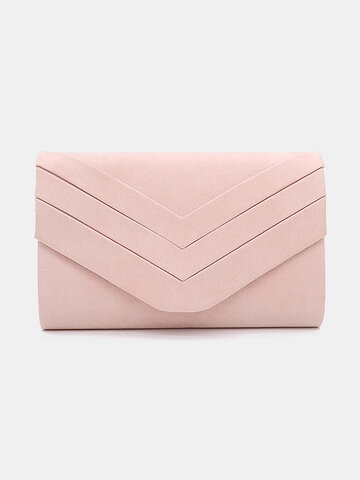 Dacron Fabric Elegant Fluffy Clutch Bag