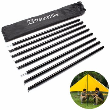 Black Universal Canopy Porch Tent Upright King Poles Pour Tart de Tarp Tente Cover Awning