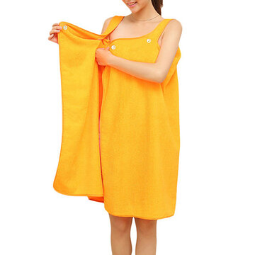 Roupão de banho microfibra macia Cozy toalha de banho Verão Praia Sexy Spas Banho Saia para Mulheres