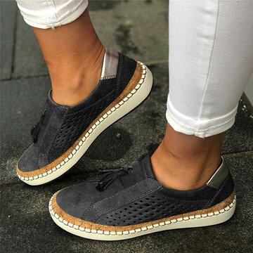 Casual Breathable Tassel Flat Loafers
