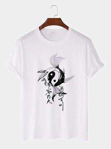 Camisetas Carpa Yin Yang Chinesa