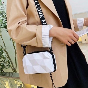 

Season New Women's Bag Pvc Box Bag Shoulder Messenger Bag Mobile Phone Bag Japan And South Korea Trend Ins Hard Shell Pouch