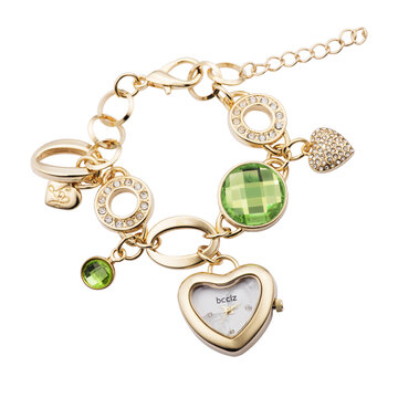 Heart-Shaped Bracelet Watch