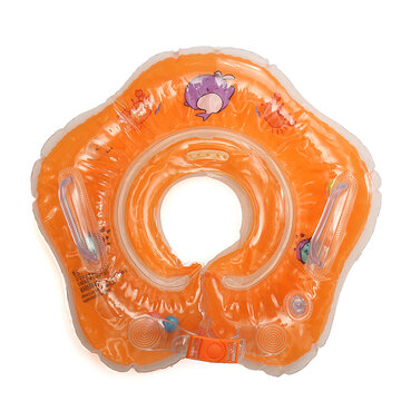 Детские аксессуары для плавания Шея Кольцо Трубка Безопасный детский круг для купания Надувной фламинго Надувной водный