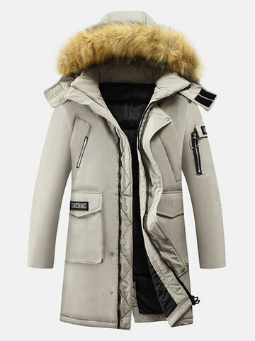 Winter Thicken Zip Down Jacket