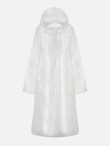 Environmental Protection Fashion Transparent Adult Raincoat