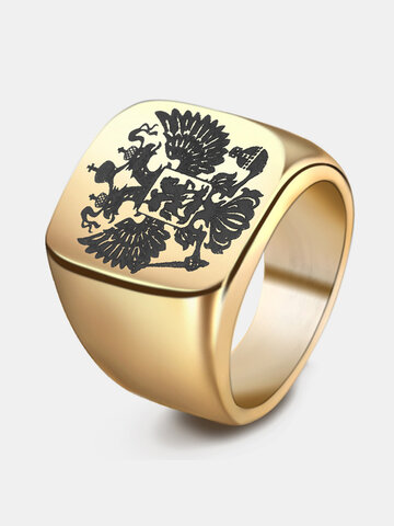 Fashion Double Eagle Ring for Men