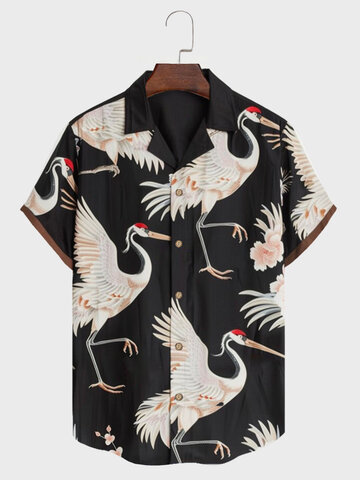 Рубашки с воротником японского журавля