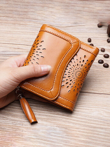 Split Leather Retro Wallet