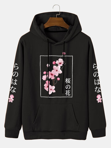 Cherry Blossoms Japanese Printed Hoodies