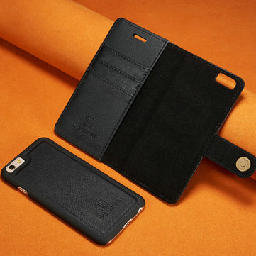 Men And Women 2PCS Trifold 3 Card Slot Phone Bag For iPhone