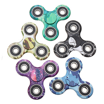 Camouflage Rotating Fidget Hand Spinner ADHD Autism Fingertips Fingers Gyro Reduce Stress