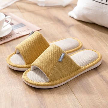 House Solid Color Flats Home Slippers