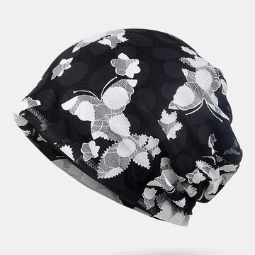 Bonnet papillon bonnet de chimiothérapie d'impression casquette turban