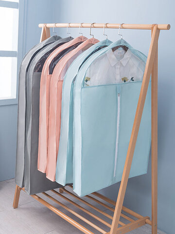 1 Pc Dust Cover For Clothes Storage Hanging Bag Wardrobe Suit Overcoats Washable Organizer Storage Bag