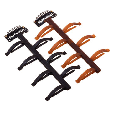 

Hair Braid Twist Styling Tools Headbands Bun Maker Plastic, Black coffee