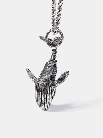 Alloy Dolphin-shape Necklace