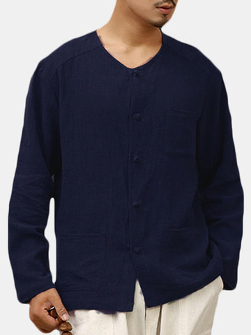 

Mens Tang-Klage Vintage Hemd T-Shirt Tops, Navy khaki grey