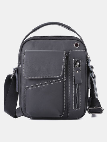 Black Vintage Anti-theft Crossbody Bag