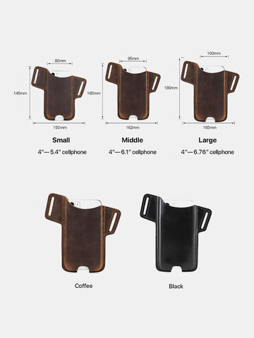 Genuine Leather EDC 6.7 Inch Phone Bag