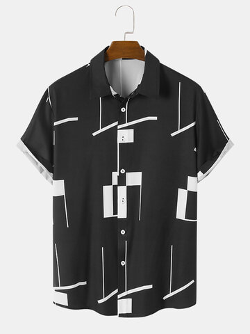 Рубашки с геометрическим принтом Line