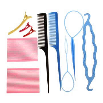 Lady Hair Twist Styling Clip Stick Bun Maker Braid Accessories Tool