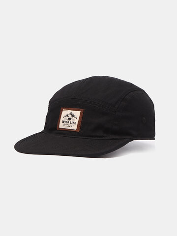 Men Flat Brim Casual Baseball Hat