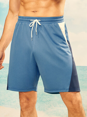 Colorblock Smooth Soft Shorts