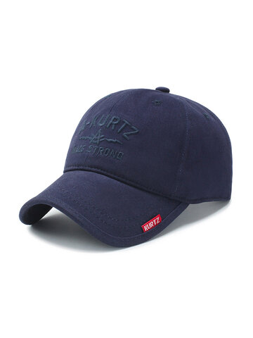 Wild Baseball Cap Soft Top Cap Leisure Hat With Embroidery
