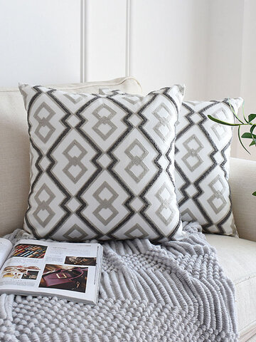 1 STÜCK Abstruct Geometrische Nordischen Stil Stickerei Muster Kissenbezug Home Decor Sofa Wohnzimmer Auto Wurf Kissenbezug