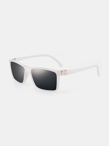 Mens Polarized UV-400 Square Sunglasses 