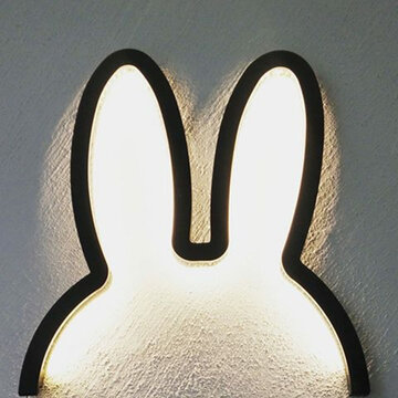 Creative Rabbit Led Light Prise de lumière créative de nuit