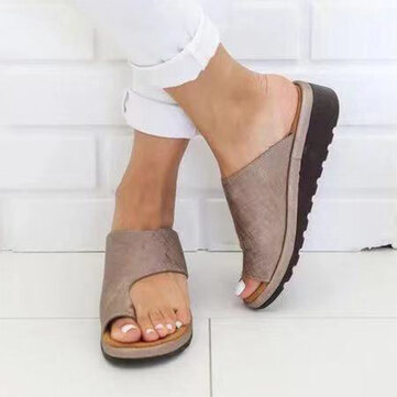 Clip Toe Wedges Sandals