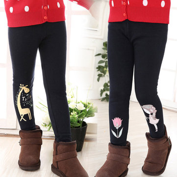 

Printed Thicken Warm Pants For 4Y-15Y, White
