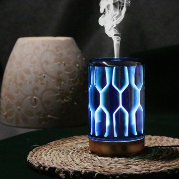 Lampe d'aromathérapie d'humidificateur 3D de style classique