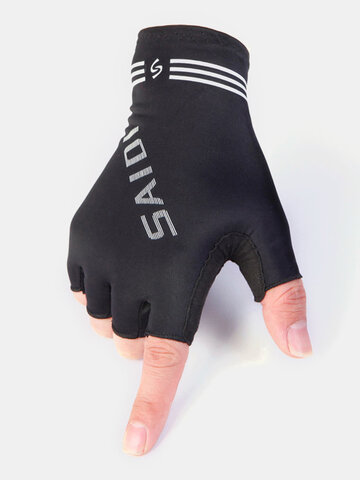 Mens Non-slip Half Finger Glove