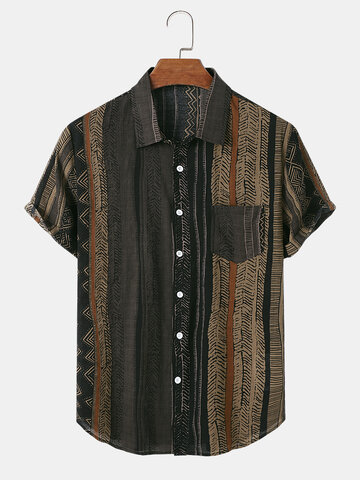 Vintage Stripe Pattern Shirts