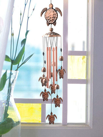 1PC Tortoise Antique Wind Chimes Hanging Ornament Home Outdoor Garden Yard Decor With Hook
