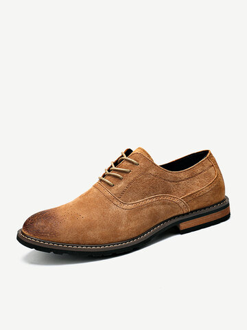 

Men Carved Suede Non Slip Formal Shoes