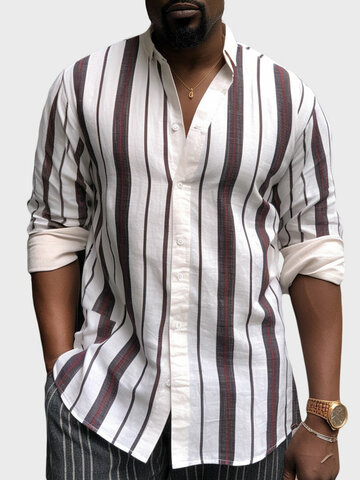 Stripe Button Up Shirts