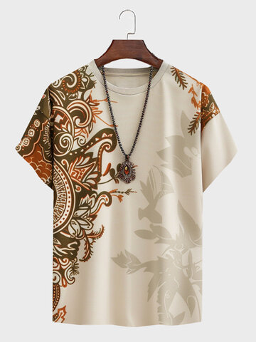 Chinese Vintage Floral T-Shirts