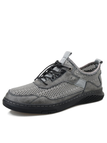 Men Knitted Fabric Walking Shoes